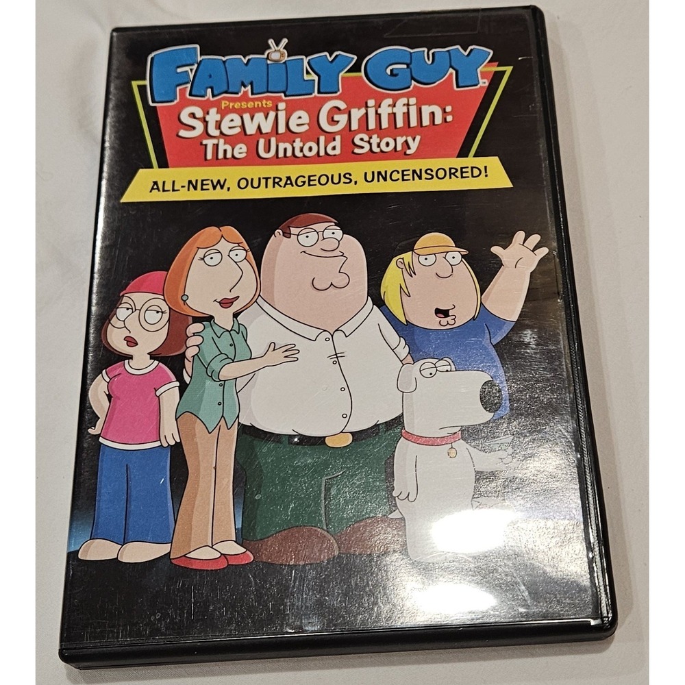 Family Guy Stewie Griffin The Untold Story DVD Uncensored Animated‎ Movie Tested